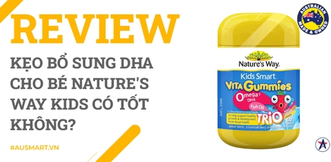 Review Kẹo bổ sung DHA cho bé Nature's Way Kids có tốt không?