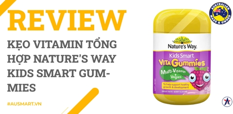Review Kẹo vitamin tổng hợp Nature's Way Kids Smart Gummies