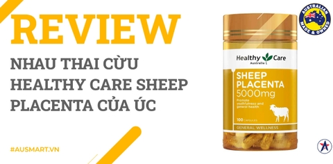 Review Nhau thai cừu Healthy Care Sheep Placenta của Úc