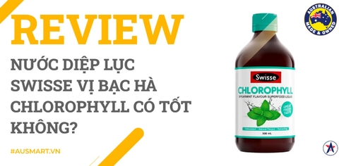 Review Nước diệp lục Swisse vị bạc hà Chlorophyll có tốt không?