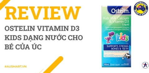 Review Ostelin Vitamin D3 Kids dạng nước cho bé của Úc