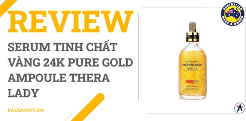 Review Serum tinh chất vàng 24K Pure Gold Ampoule Thera Lady