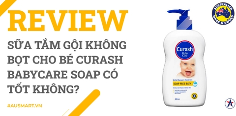 Review Sữa tắm gội không bọt cho bé Curash Babycare Soap Free Bath có tốt không?