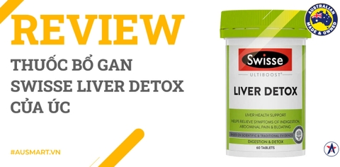 Review Thuốc bổ gan Swisse Liver Detox của Úc