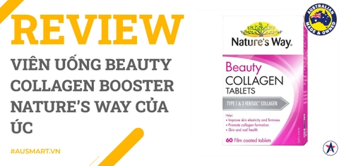 Review Viên uống Beauty Collagen Booster Nature’s Way của Úc