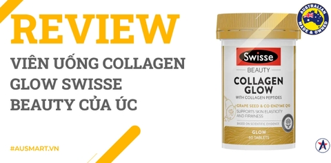 Review Viên uống Collagen Glow Swisse Beauty của Úc
