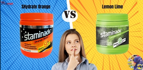 So sánh giữa Staminade Lemon & Lime và Hydrate Orange