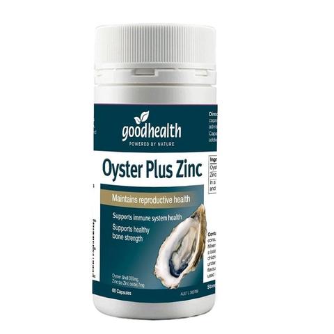 Tinh chất Hàu Good Health Oyster Plus Zinc cung cấp dưỡng chất và hàm lượng kẽm dồi dào giúp tăng cường sinh lý
