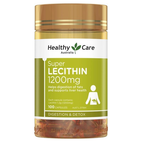 Tinh chất mầm đậu nành Super Lecithin Healthy Care 1200mg