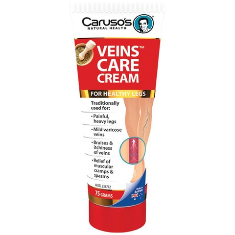 Kem chăm sóc điều trị suy giãn tĩnh mạch Caruso's Natural Health Veins Care Cream 75g