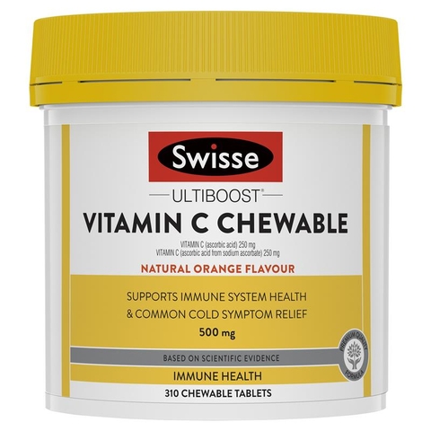 Kẹo bổ sung vitamin C Swisse Vitamin C 500mg 310 viên