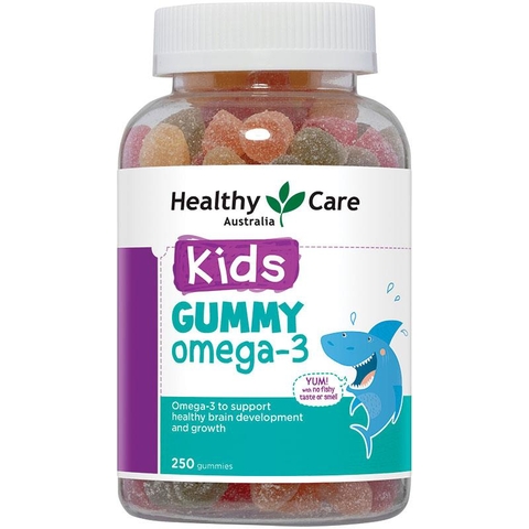 Kẹo Kids Gummy Omega 3 Healthy Care của Úc 250 viên