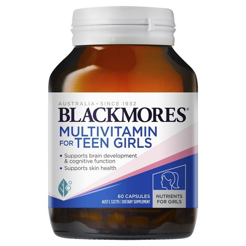 Vitamin tổng hợp cho nữ vị thành niên Blackmores Multivitamin for Teen Girls 60 viên