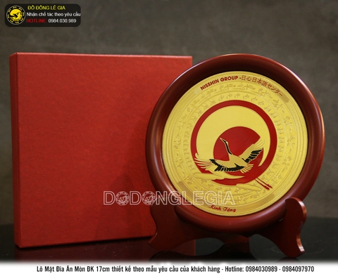 Mặt đĩa quà tặng theo nội dung yêu cầu