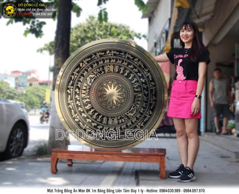 Mặt trống ăn mòn đường kính 120cm theo đặt hàng