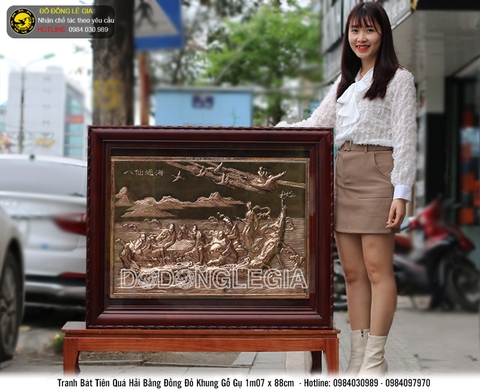 Tranh đồng Bát tiên quá hải