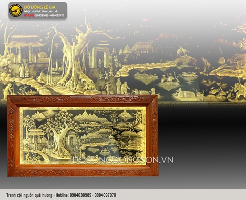 Tranh cội nguồn quê hương giả cổ