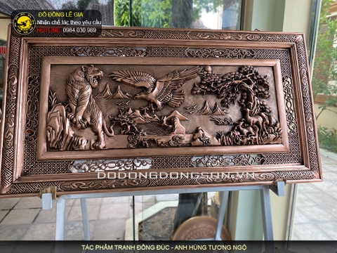 Tác phẩm tranh đồng đúc Anh Hùng Tương Ngộ