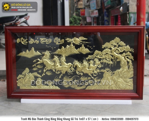 Tranh Bát mã khổ nhỏ