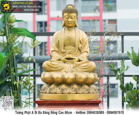 Tượng Phật A Di Đà Cao 66cm