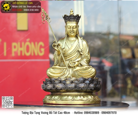 Tượng Địa Tạng Vương Bồ Tát Cao 48cm