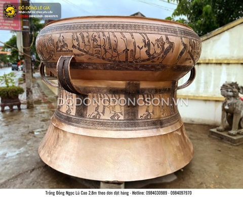 Đúc quả trống đường kính 2.8m lớn nhất Việt Nam
