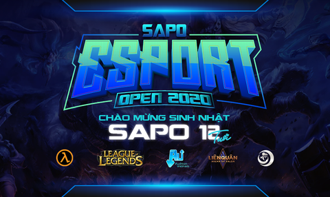 Sapo Esports Open 2020 - chào mừng sinh nhật Sapo 12 tuổi