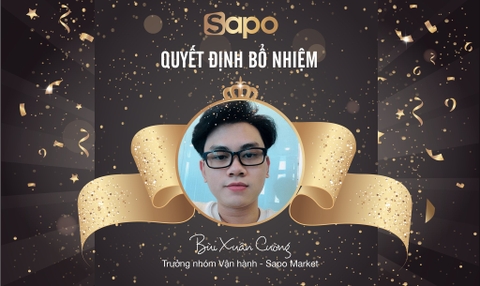 Quyết định bổ nhiệm vị trí Trưởng nhóm vận hành - Dự án Sapo Market.