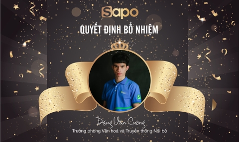 Quyết định bổ nhiệm vị trí Trưởng phòng Văn hoá và Truyền thông Nội bộ - Khối Hỗ trợ Kinh doanh.