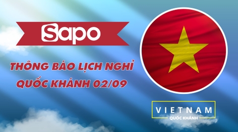 [Thông báo] Lịch nghỉ Quốc Khánh 2/9