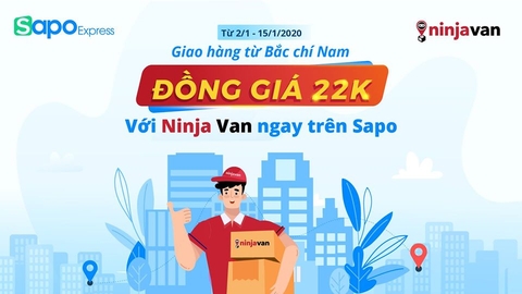 Sapo Express chào mừng Ninja Van gia nhập “biệt đội ship siêu rẻ