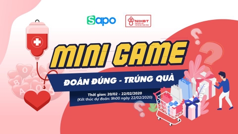 Mini game: Dự đoán số đơn vị máu thu được sau sự kiện DÂN VĂN PHÒNG HIẾN MÁU