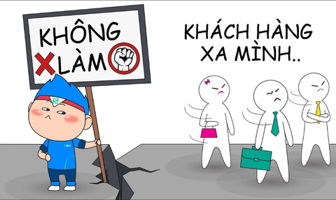 Truyện tranh GTCL tập 4 - KHÔNG LÀM...KHÁCH HÀNG XA MÌNH