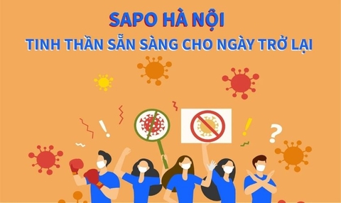 Sapo Hà Nội: Tinh thần sẵn sàng quay trở lại làm việc tại văn phòng từ ngày 21/09