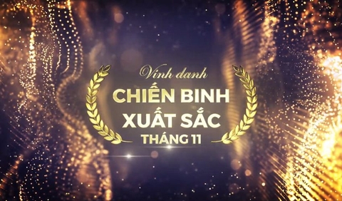 Vinh danh Chiến binh Xuất sắc tháng 11.2022