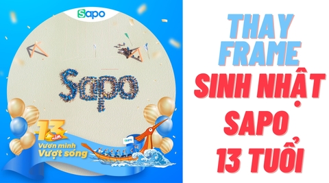Thay Frame Avatar - Đón Sinh Nhật Sapo 13 Tuổi