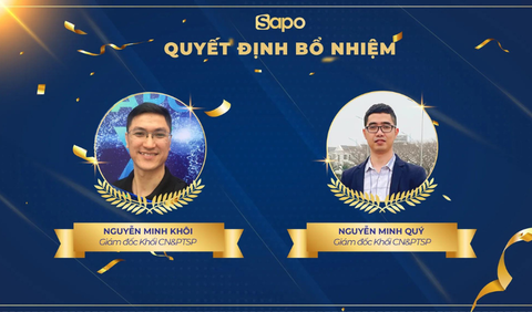 THÔNG BÁO THAY ĐỔI CƠ CẤU VÀ BỔ NHIỆM GIÁM ĐỐC KHỐI CÔNG NGHỆ & PHÁT TRIỂN SẢN PHẨM