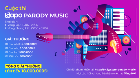 Siêu hot cùng cuộc thi: SAPO PARODY MUSIC
