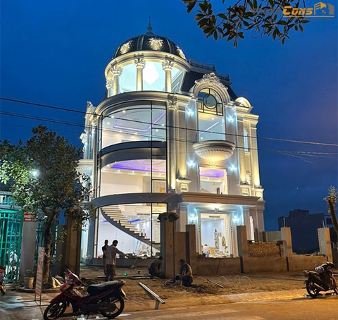 Thiết kế thi công hoàn thiện biệt thự tân cổ điển trọn gói