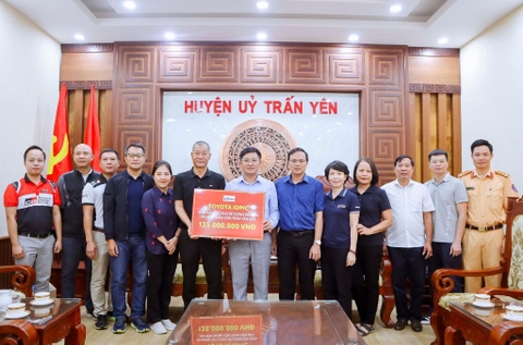 TOYOTA IDMC GROUP TRAO QUÀ ỦNG HỘ BÀ CON HUYỆN TRẤN YÊN - TỈNH YÊN BÁI