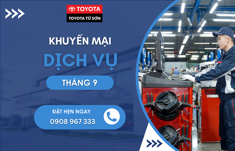 CHƯƠNG TRÌNH KHUYẾN MẠI DỊCH VỤ THÁNG 9