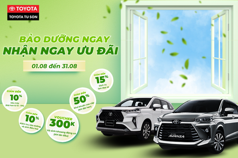 AN TÂM VI VU - BẢO DƯỠNG CHUẨN HÈ CÙNG TOYOTA TỪ SƠN