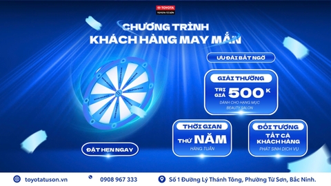 CHƯƠNG TRÌNH KHÁCH HÀNG MAY MẮN