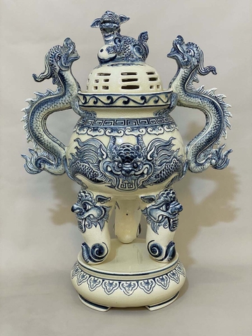 Bộ đỉnh hạc lư hương truyền thống