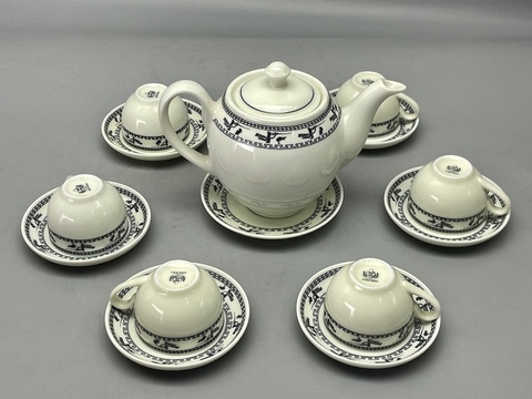 Bộ Ấm Trà Hoạ Tiết Chim Lạc Sứ Chu Đậu Truyền Thống