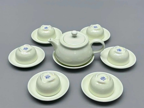 Bộ Ấm Trà Đại Cát Gốm Chu Đậu Truyền Thống