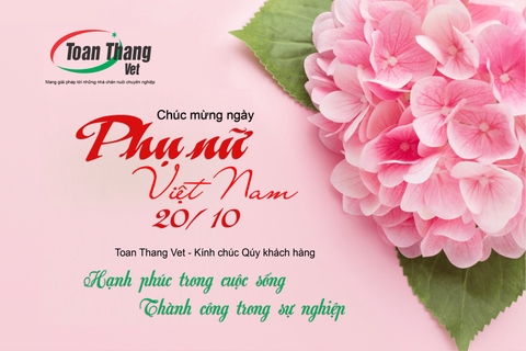 TOÀN THẮNG VET Chào mừng ngày Phụ nữ Việt Nam 20/10/2021