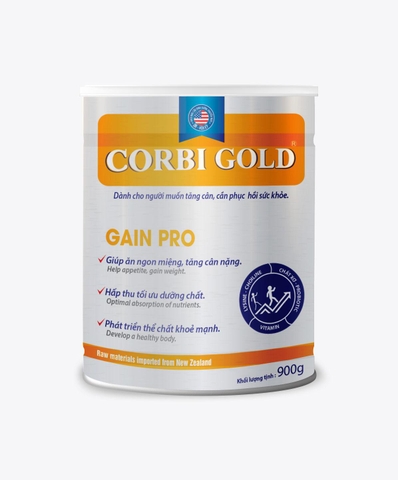 Sữa bột CORBI GOLD GAIN PRO (900Gr)