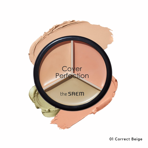 The saem Cover Perfection Triple Pot Concealer