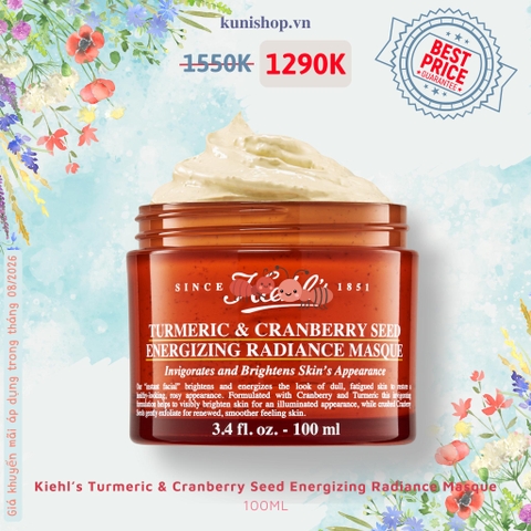 Kiehl’s Turmeric & Cranberry Seed Energizing Radiance Masque